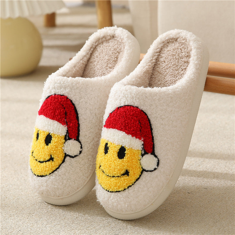 Women's Home Cotton Fluffy Couple Warm Slippers
