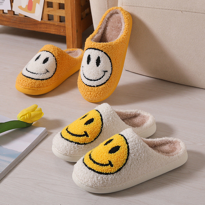 Women's Home Cotton Fluffy Couple Warm Slippers