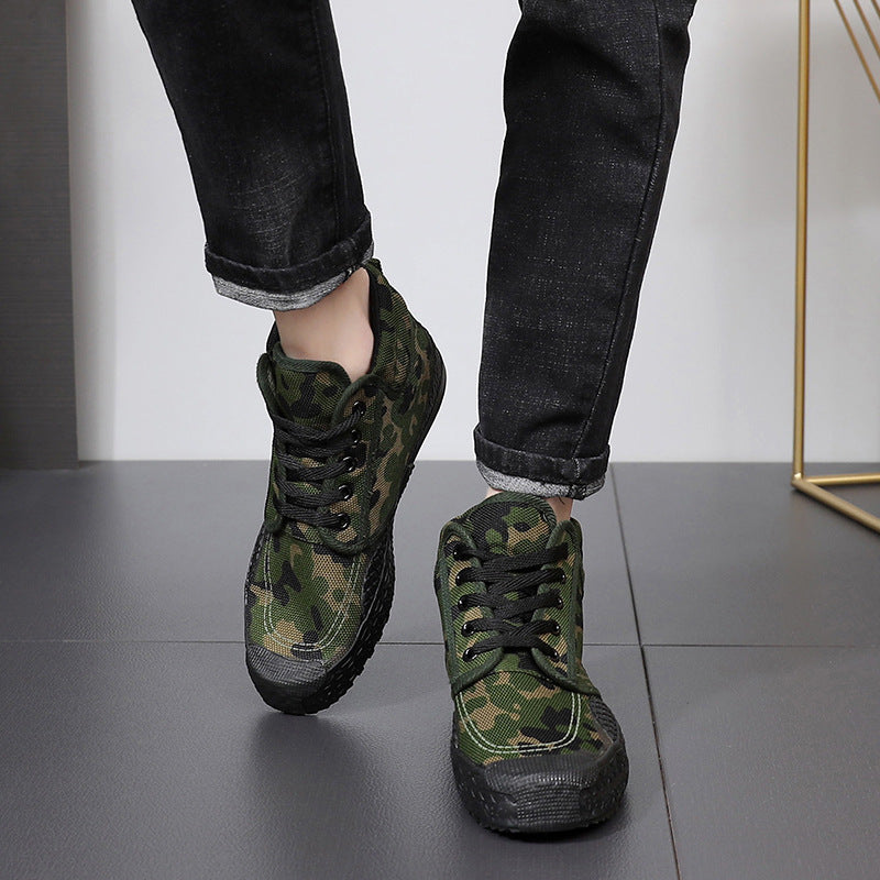 Men's Lutai Breathable Comfortable Labor Rubber Autumn Sole Casual Shoes