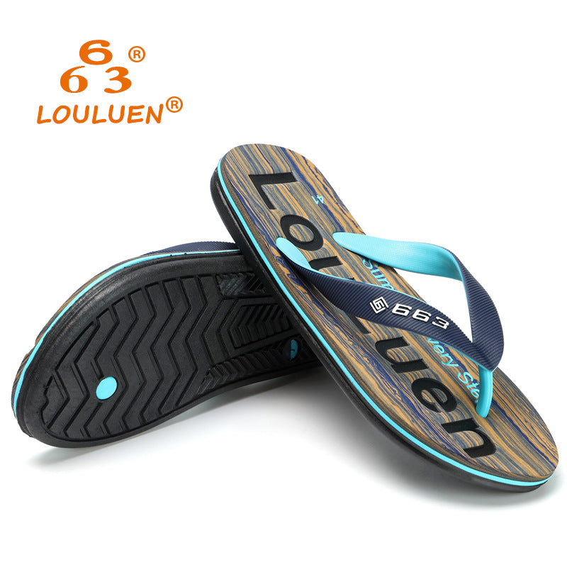 Versatile Men's Beach Summer Non-slip Flip-flop Flip Flops