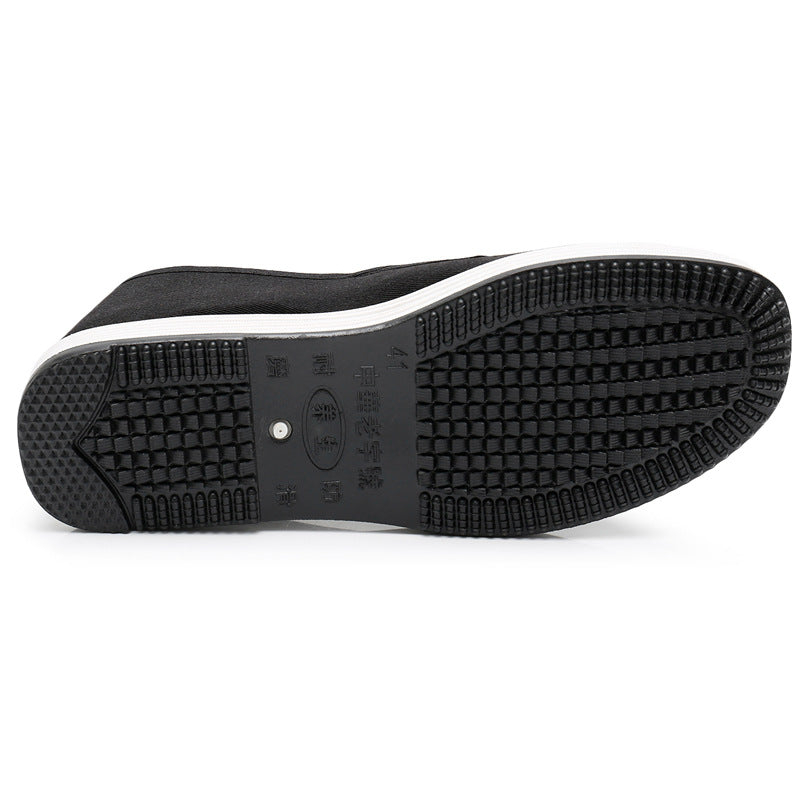 Men's Cloth Army Single Leisure Black Board Canvas Shoes