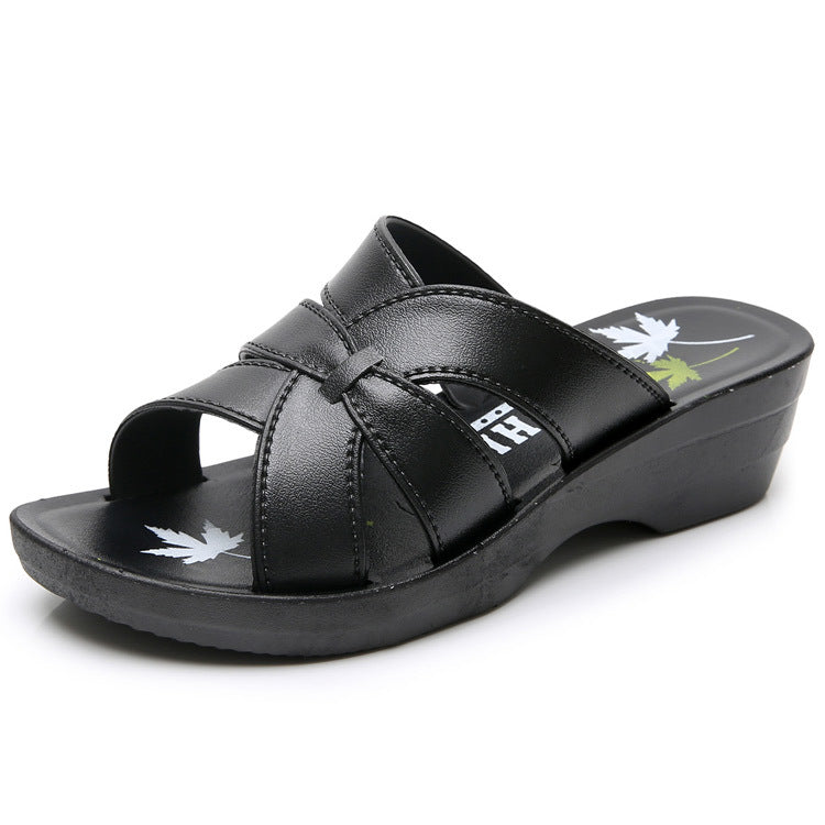 Women's Summer Wedge Mother Chunky Platform Outdoor Sandals