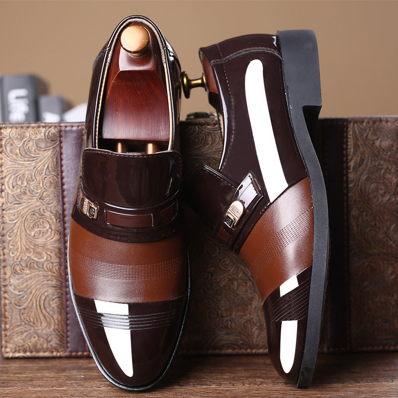 Men's Business Formal One Slip-on Plus Size Leather Shoes