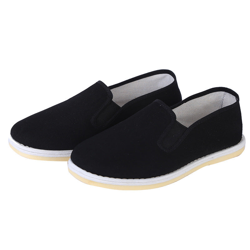 Strong Sole Cloth Resin Bottom Leisure Male Handmade Canvas Shoes
