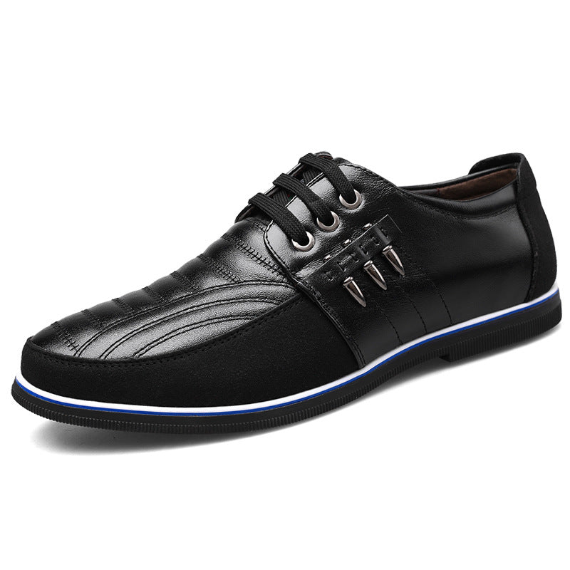 Durable Men's Spring Size Trendy Lace Casual Shoes
