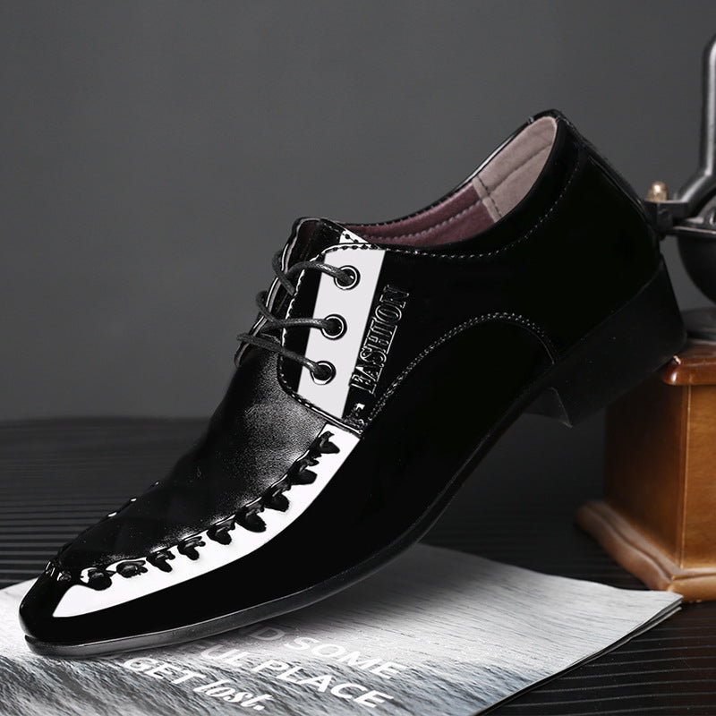 Chaussures d'affaires formelles en cuir de grande taille pour hommes