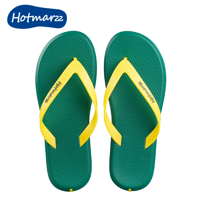 Herren Color Couple Rutschfeste, verschleißfeste Strand-Flip-Flops