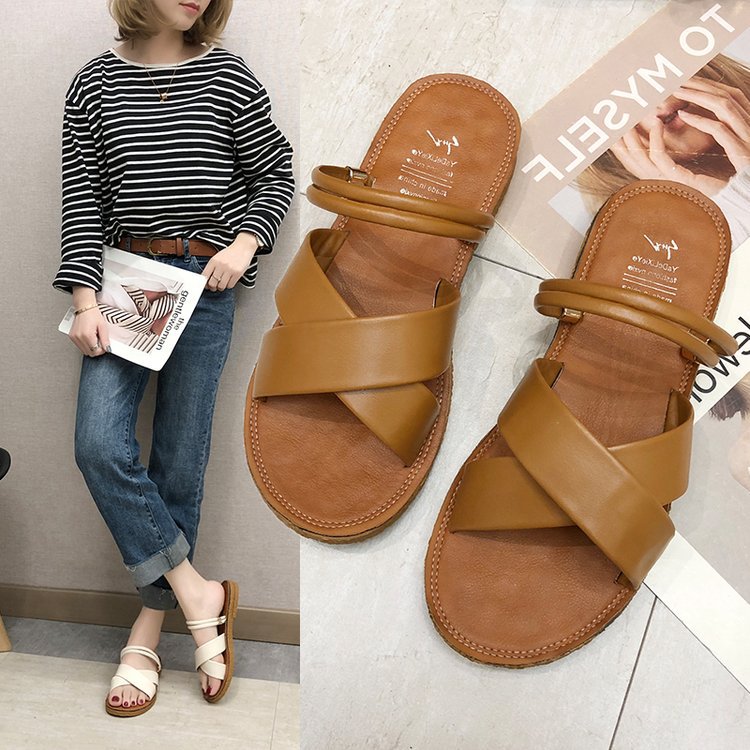 Women's Outdoor Summer Korean Style Cross Fashion Sandals