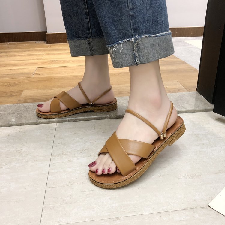 Women's Outdoor Summer Korean Style Cross Fashion Sandals