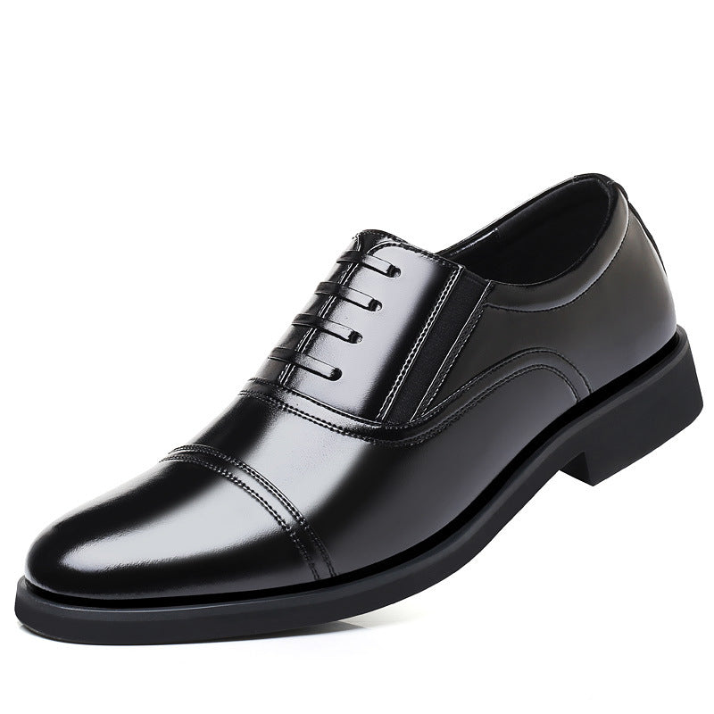 Men's Formal Wear Three Section Security Professional Leather Shoes