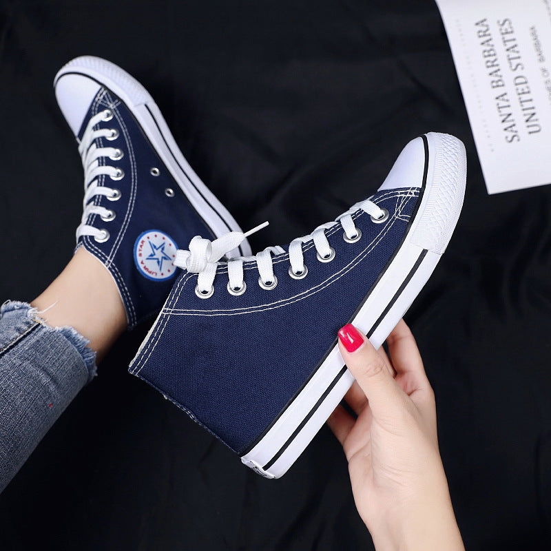 Women's Spring For Lovers Classic High-top Summer Canvas Shoes