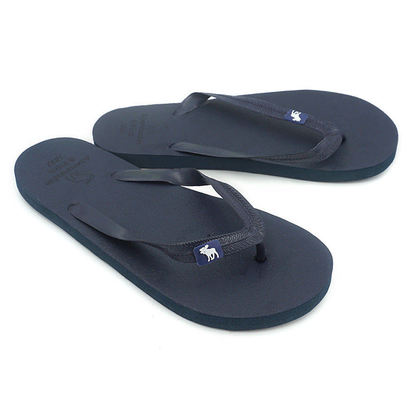 Herren-Strand-Flip-Flops, rutschfeste Outdoor-Flip-Flops mit Hirschmotiv