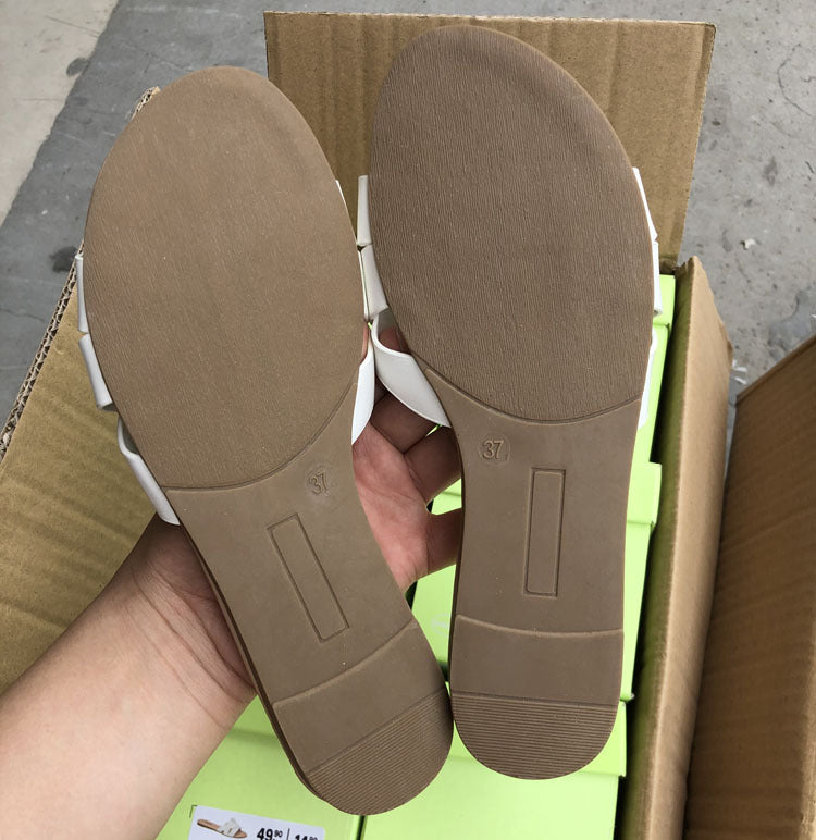 Women's German Single Large Size Flat Sandals