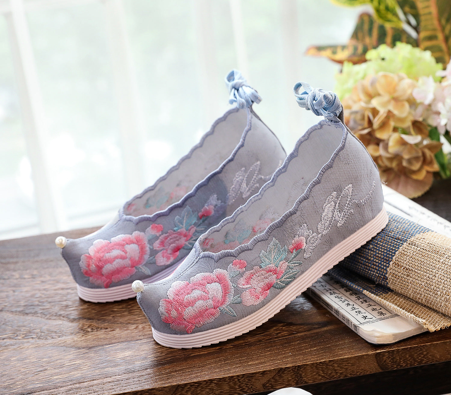 Lazo para ropa china Han estilo antiguo zapatos de lona