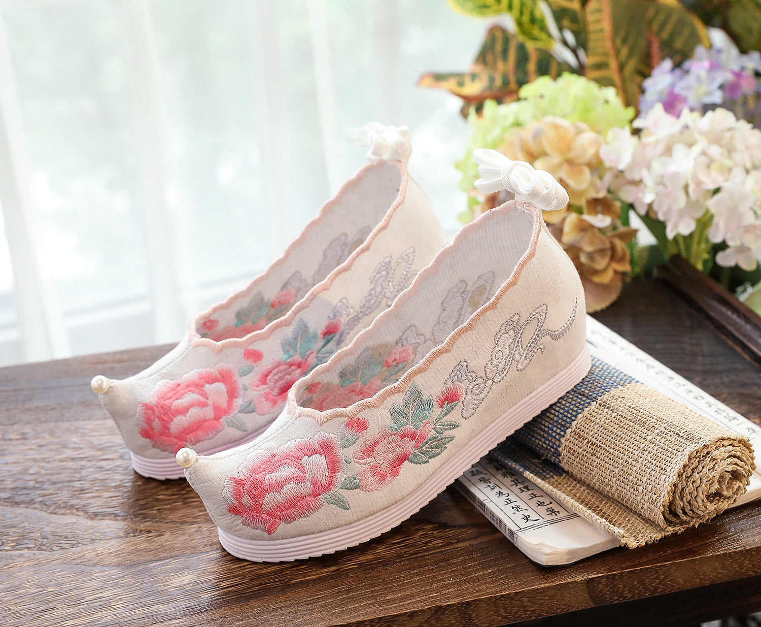 Lazo para ropa china Han estilo antiguo zapatos de lona