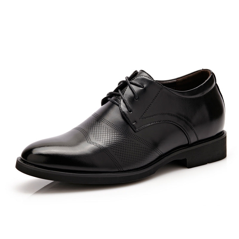 Men's Korean Business Dad British Fashion Formal Leather Shoes