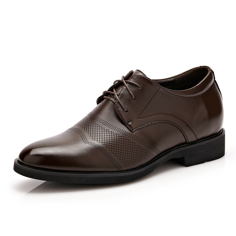 Men's Korean Business Dad British Fashion Formal Leather Shoes