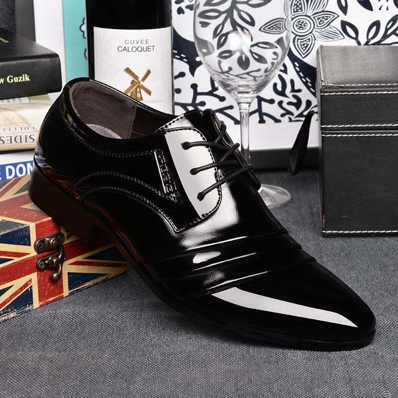 Graceful Men's Veet Business Formal Wedding Leather Shoes