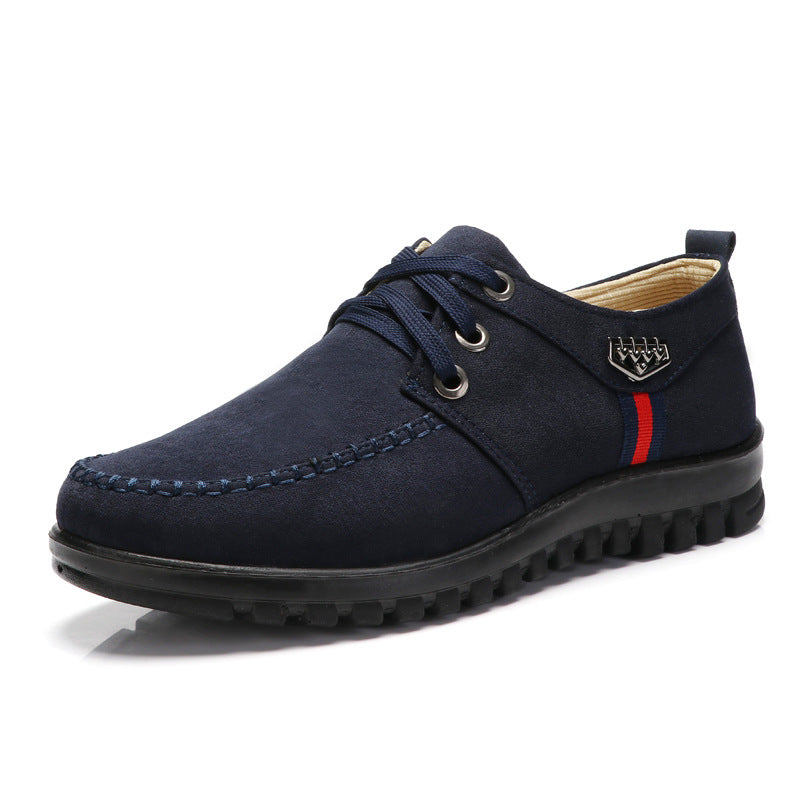 Men's Breathable Lace-up Business Leather Shoes