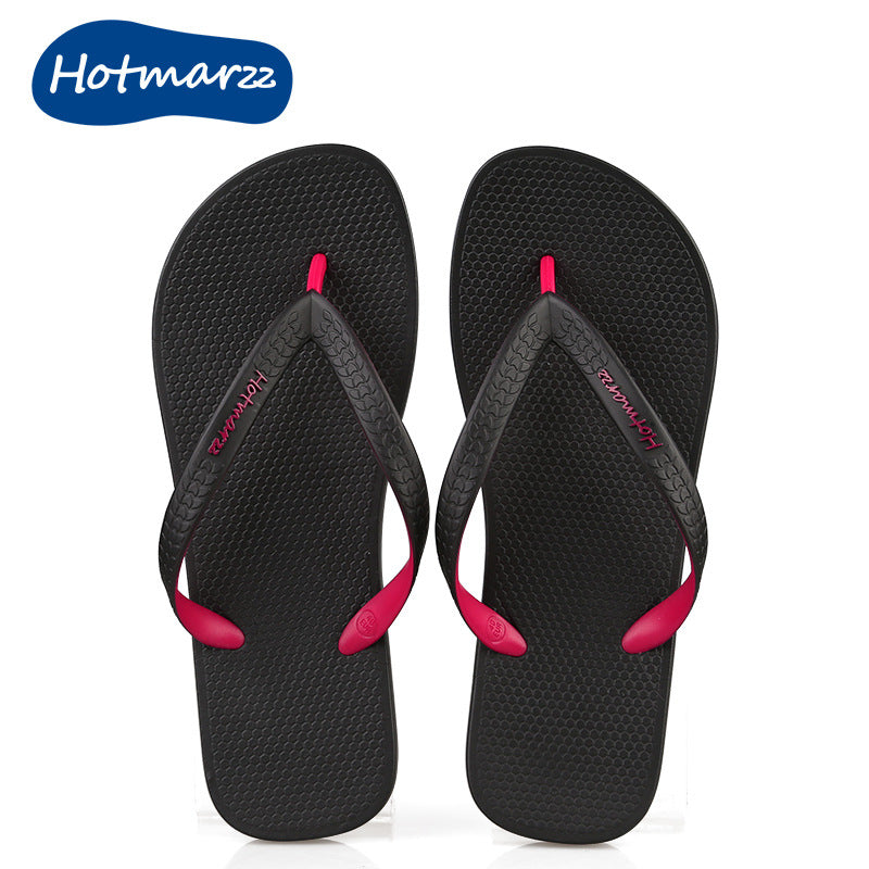 Neue rutschfeste Sommer-Paar-Flip-Flops für Herren in Farbe