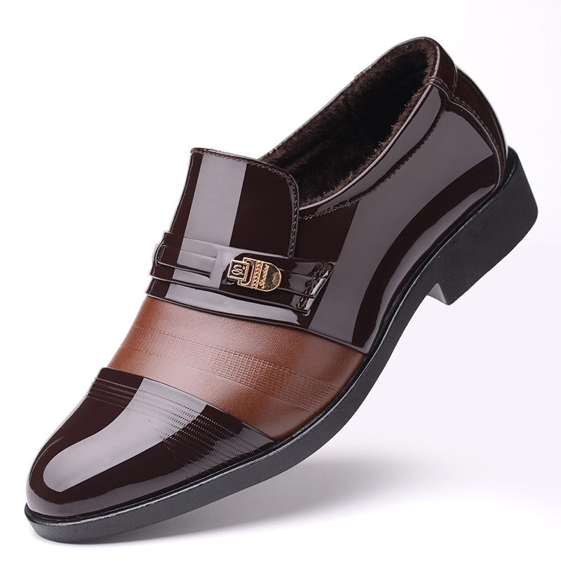 Zapatos de cuero de perforación con agujeros formales de negocios para hombres
