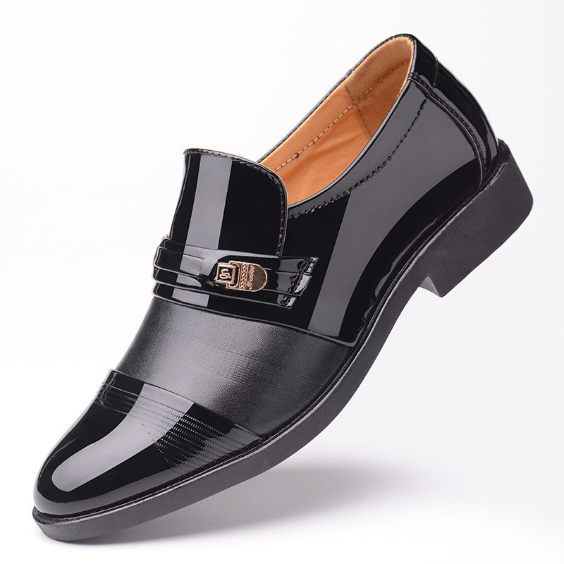 Zapatos de cuero de perforación con agujeros formales de negocios para hombres