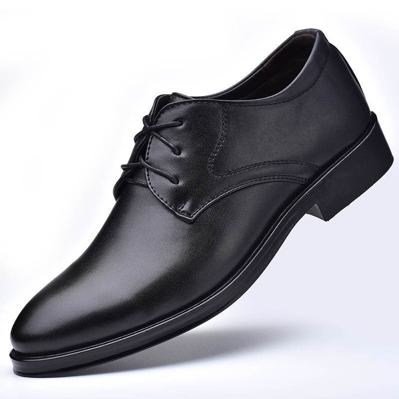 Classic Men's Business Formal Wear Lace Leather Shoes