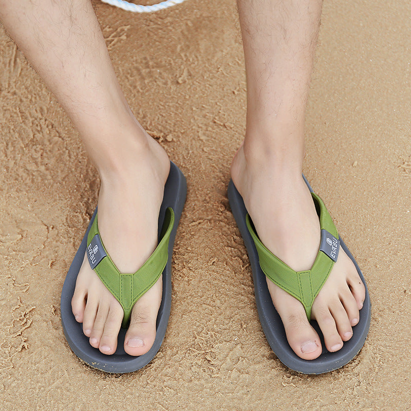 Popular Men's Summer Non-slip Soft Bottom Flip Flops