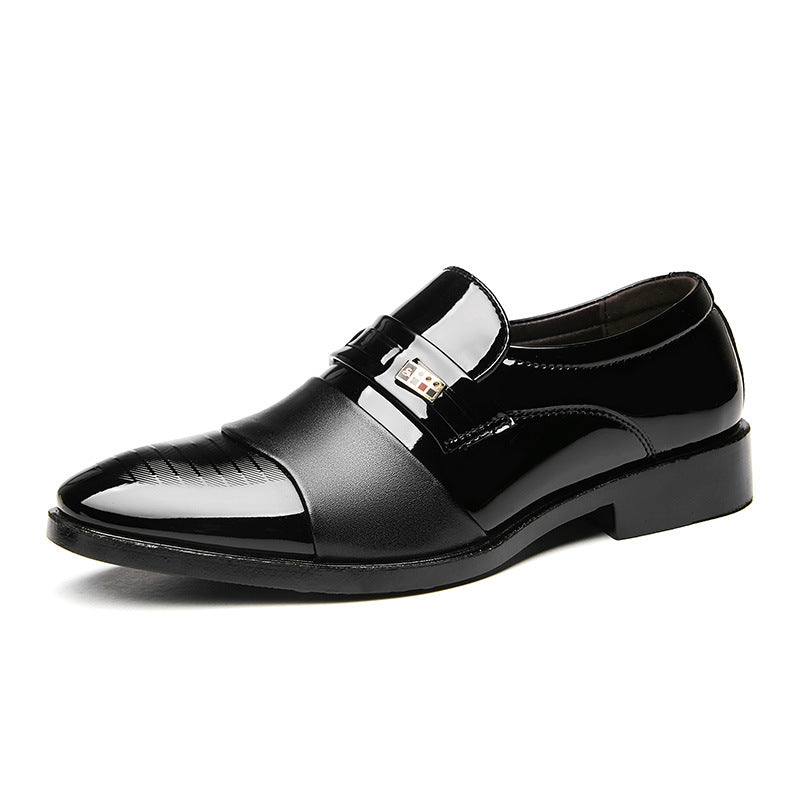 Men's Business Formal Large Size Slip-on Cotton-padded With Leather Shoes