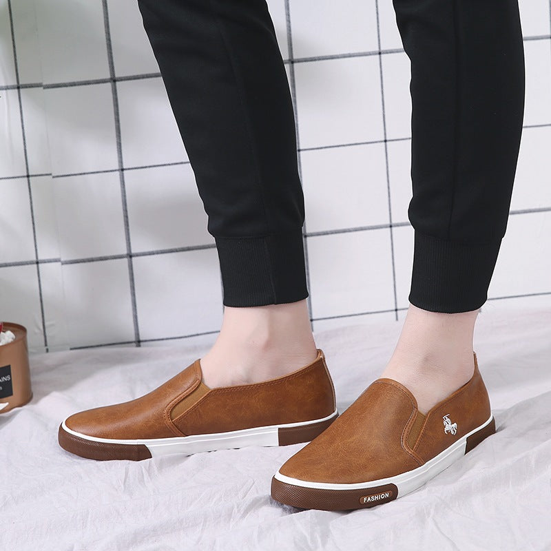 Stylish Men's Summer Slip-on White Size Casual Shoes