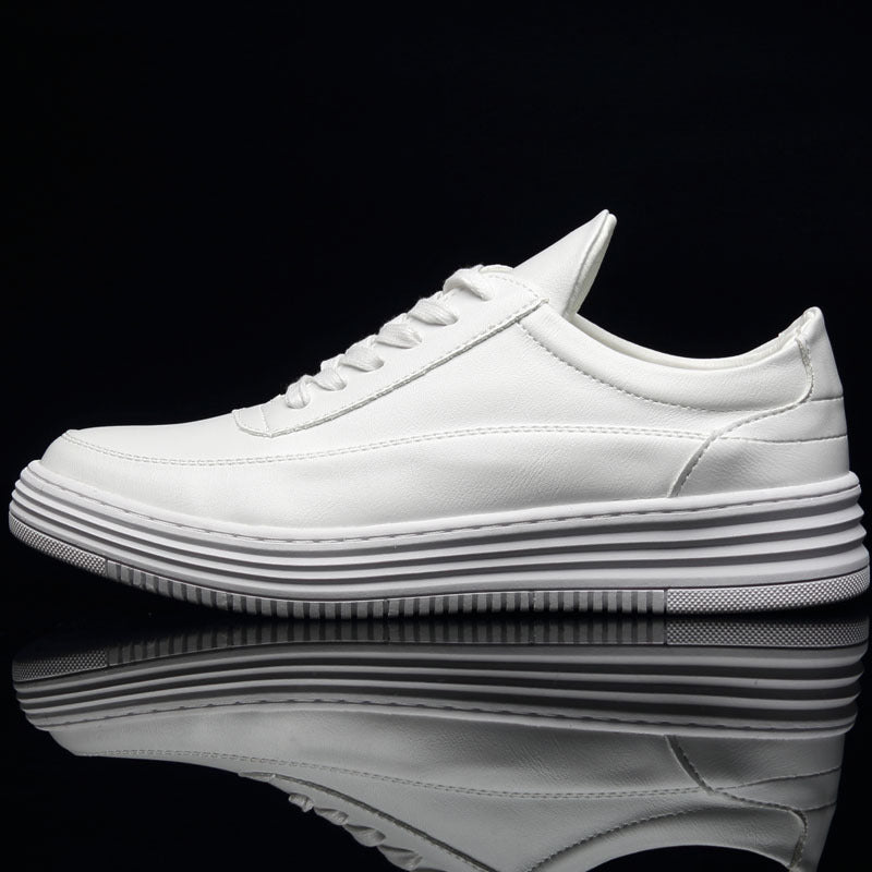 Men's Korean Trendy Easy Wear All-match White Casual Shoes