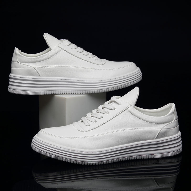 Men's Korean Trendy Easy Wear All-match White Casual Shoes