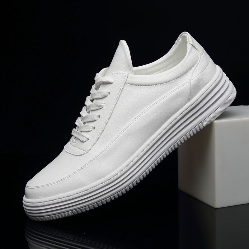 Men's Korean Trendy Easy Wear All-match White Casual Shoes