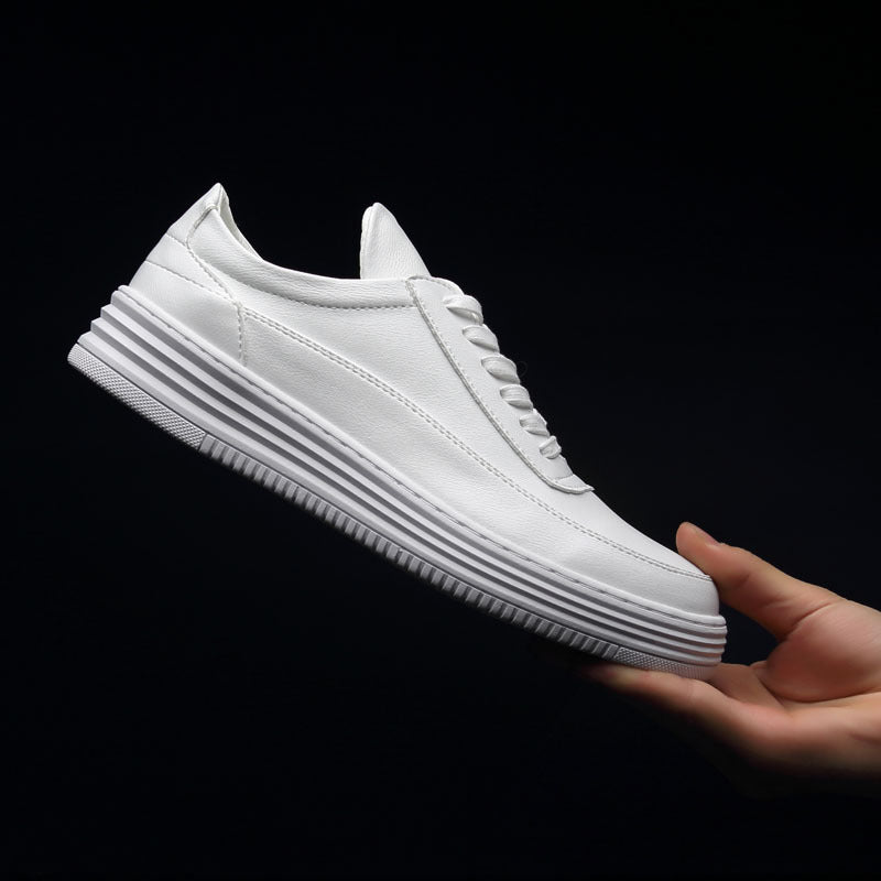 Men's Korean Trendy Easy Wear All-match White Casual Shoes