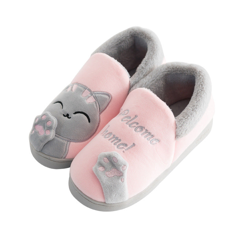 Couple Household Winter Indoor Cute Home Warm Slippers