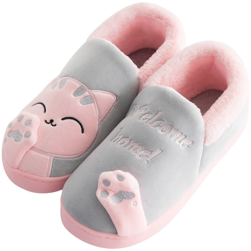 Couple Household Winter Indoor Cute Home Warm Slippers
