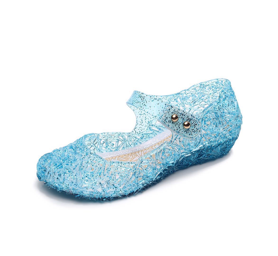 Children's Frozen Elsa Princess Performance Bag High Sandals