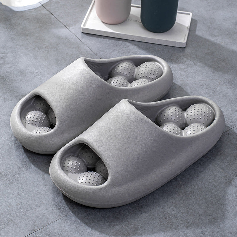 Zapatillas de baño casa de baño con hueco plataforma cómoda ligera para mujer