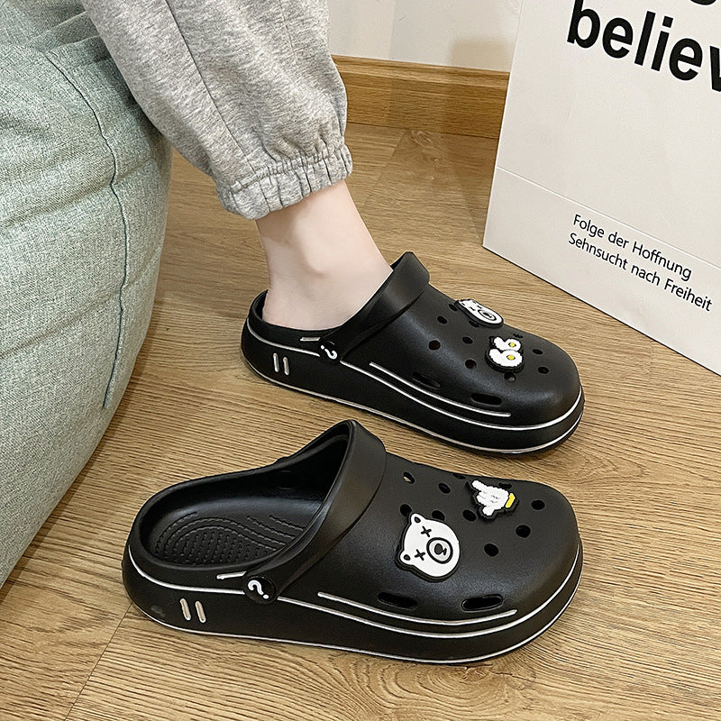 Women's Summer Hole Outer Wear Beach Platform Women's Shoes