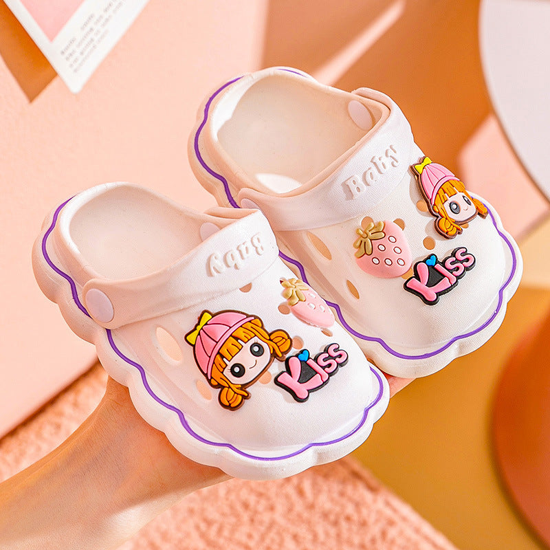 Children's Summer Closed Toe Indoor Soft Bottom Sandals