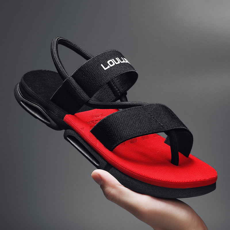 Sandalias de moda de suela gruesa de verano de doble uso para hombres