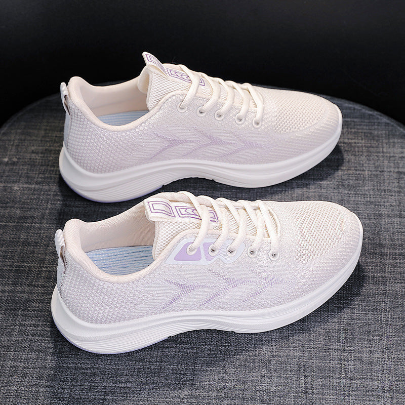 Women's Flat Breathable Leisure Travel Soft Bottom Sneakers