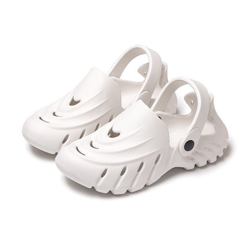 Breathable Closed Toe Couple Beach Hollow Sandals