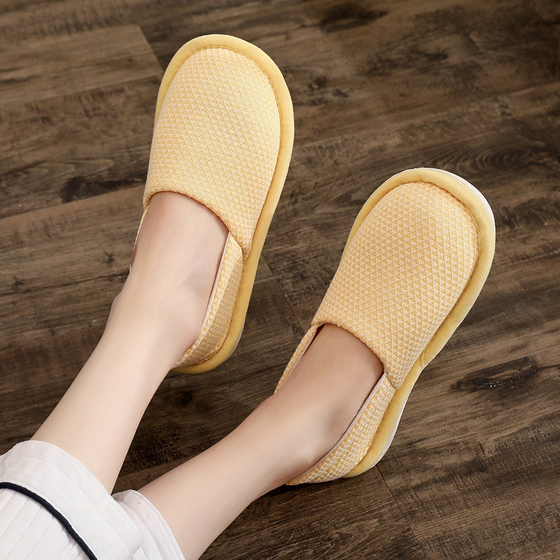 Women's Thin Cotton Confinement Shoes-month Breathable Non-slip Soft Bottom Heels