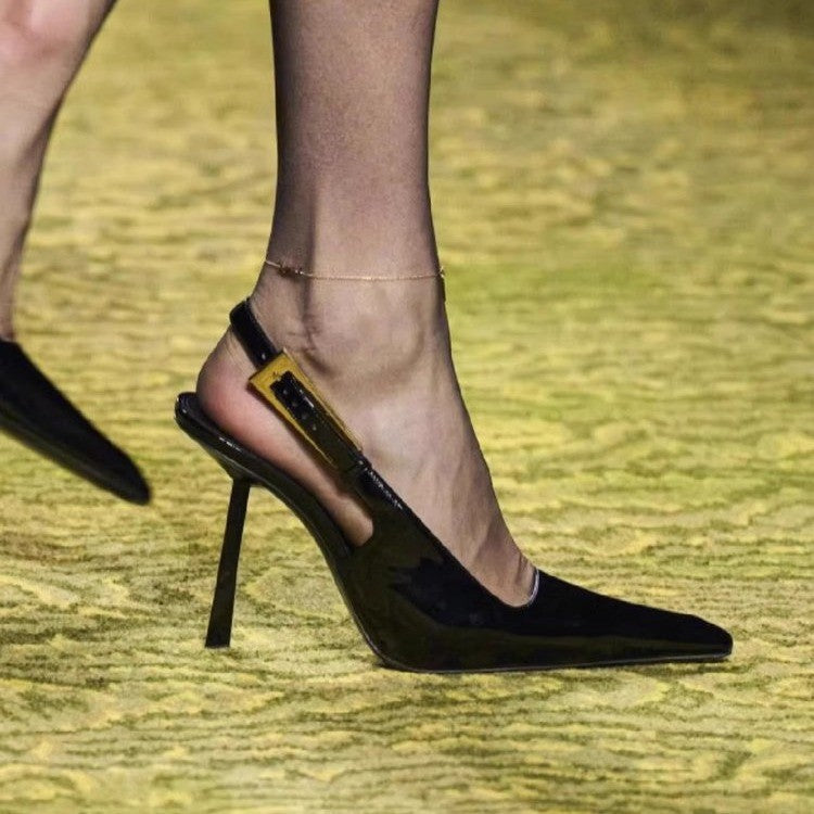 Women's Pointed High Stiletto Summer Elegant Patent Heels