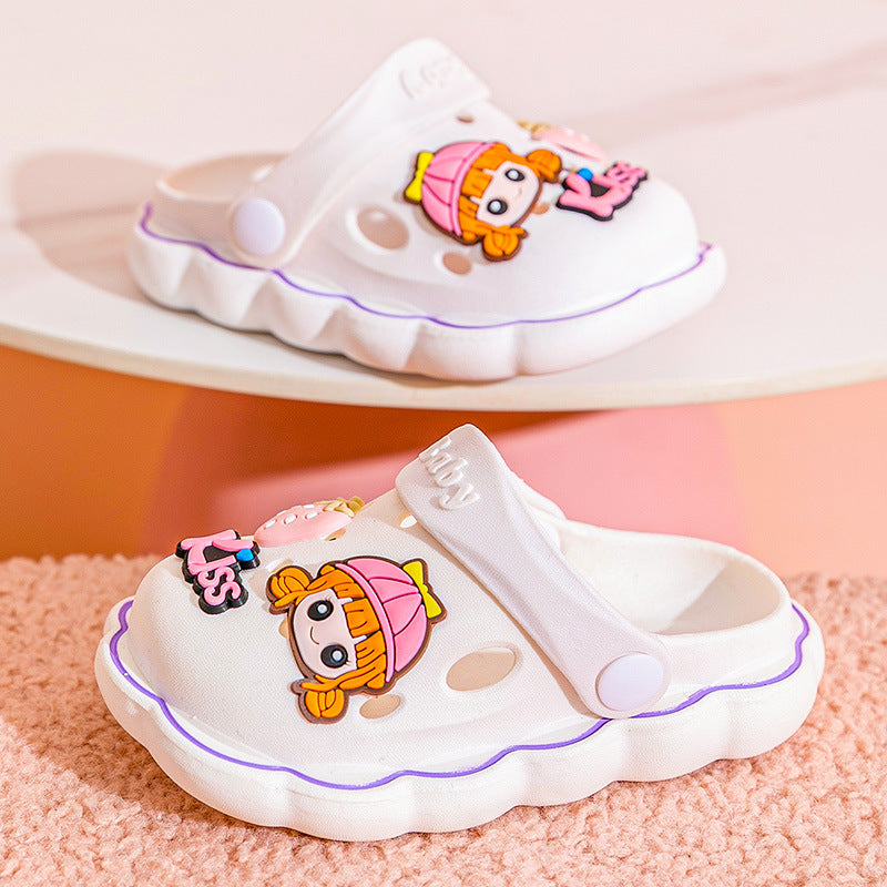 Children's Summer Closed Toe Indoor Soft Bottom Sandals