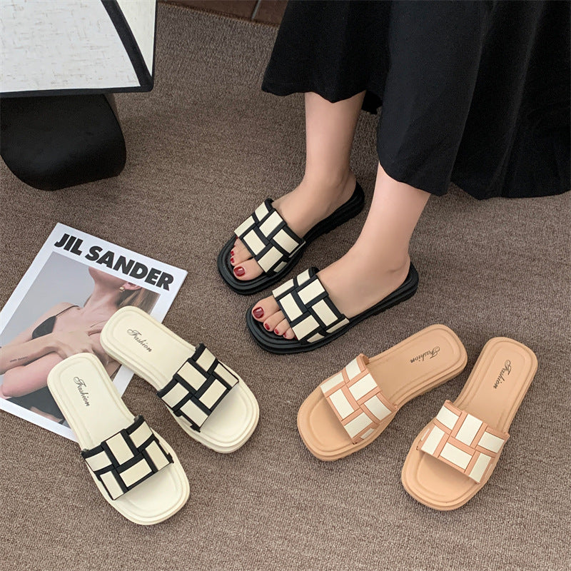 Einfache Sandalen für den Sommer im koreanischen Stil für Damen