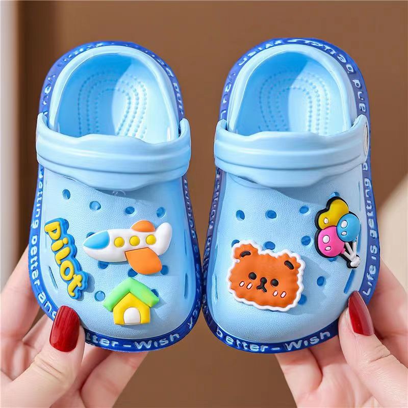 Chaussures d'intérieur pour enfants garçons semelle souple bébé plage enfants