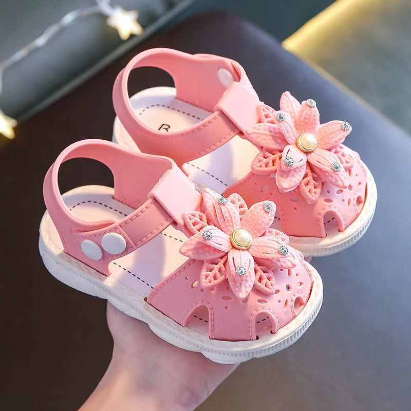 Children's Closed Toe Soft Bottom Little Princess Kid's Shoes