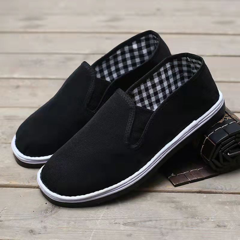 Men's Spring Old Cloth Summer Thick-soled Pumps Canvas Shoes